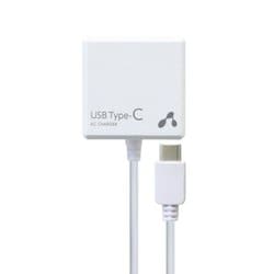 高出力2.4A Type-C AC充電器 ホワイト AKJ-CT24