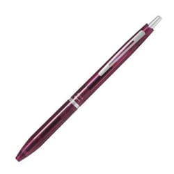 油性ボールペン アクロ300 0.5 極細 クリアレッド BAC30EF-CR