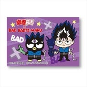 BIGスクエア缶バッチ 幽☆遊☆白書 飛影(邪王炎殺黒龍波)×サンリオキャラクター・バッドばつ丸 [キャラクターグッズ]