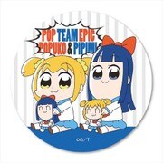 ぎゅぎゅっと缶バッチ ポプテピピック ポプ子＆ピピ美 [キャラクターグッズ]