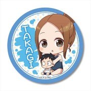 ぎゅぎゅっと缶バッチ からかい上手の高木さん 高木さん スク水 [キャラクターグッズ]