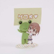 GEKOTA COLLECTION めもすた！ ゲコ太＆御坂美琴 [約W80×H85mm]
