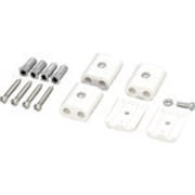 JA-2 [インテリアメッシュパーツ ジョイント金具 白 4個入り]