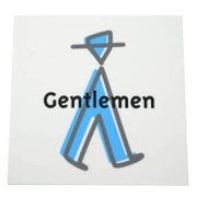 AGS161-501 [プレート Gentlemen 160x160x2mm テープ付き]