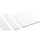 アクリル 4辺面取り 白 100x100x3mm テープ付き MK520-T
