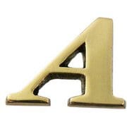 QL20-A [真鍮ゴールド文字 大文字 A]