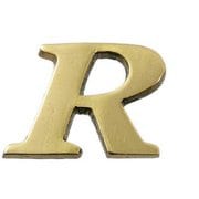 QL20-R [真鍮ゴールド文字 大文字 R]