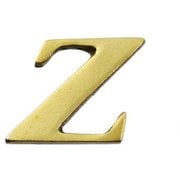QL20-Z [真鍮ゴールド文字 大文字 Z]
