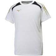 32JA801001 [Tシャツ ホワイト×ブラック L (UNISEX)]