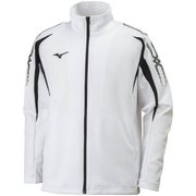 32JC800101 [ウォームアップシャツ ホワイト×ブラック 140 (UNISEX)]