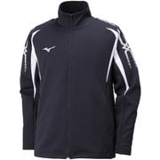 32JC800109 [ウォームアップシャツ ブラック×ホワイト 150 (UNISEX)]