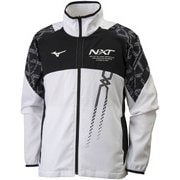32JC804001 [ムーヴクロスシャツ ホワイト×ブラック M (UNISEX)]