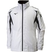 32JE801501 [ウィンドブレーカーシャツ ホワイト×ブラック XL (UNISEX)]