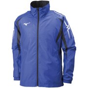 32JE801525 [ウィンドブレーカーシャツ サーフブルー×ブラック 2XL (UNISEX)]