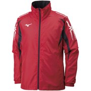 32JE801562 [ウィンドブレーカーシャツ チャイニーズレッド×ブラック 2XL (UNISEX)]