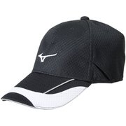 32JW810190 [梅花風道キャップ ブラック×ホワイト L (UNISEX)]