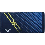 32JY810014 [バスタオル ネイビー×ブルー  (UNISEX)]