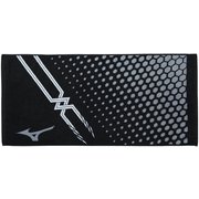 32JY810091 [バスタオル ブラック×グレー  (UNISEX)]