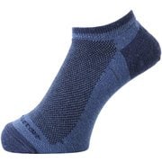C2JX814124 [ドライベクターソックス アンクル ブルー+ネイビー  (MEN'S)]