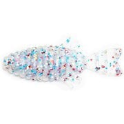根魚フラット 2インチ 437 激ラメUVきときとシラウオ [パドルテール]