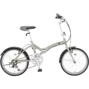 折りたたみ自転車 グラマラス206 20型 外装6段変速 チタンシルバー OAK206