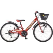 子供用自転車 フルフォースアスファルト246 24型 外装6段変速 クロームレッド CSV246
