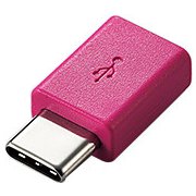 MPA-MBFCMADNPN [スマートフォン用USB変換アダプタ USB(microBメス)-USB(Cオス) ピンク]