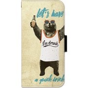 OS-BKI7S-538 [手帳型ケース iPhone 8/7/6s/6用 Beer Bear（ビア ベア）]