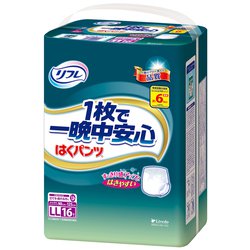 リフレ はくパンツ たっぷり吸収 LLサイズ 16枚 [介護排泄用品]