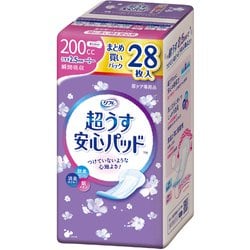 リフレ 超うす 安心パッド 特に多い時も快適用 200cc まとめ買いパック 28枚 [介護排泄用品]
