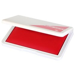 朱肉・スタンプ台 NPA-4V 朱 ニューペーパースタンプ台 特大形