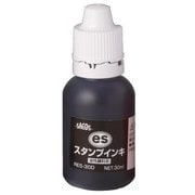 朱肉・スタンプ台 RES-30D 黒 esスタンプインキ 30ml