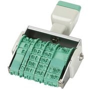 ビジネス用スタンプ KY-4 回転ゴム印 和文日付横捺4号