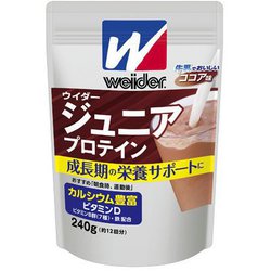 ウイダー ジュニアプロテイン ココア味 240g