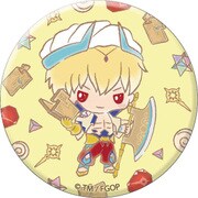 FGO×Sanrio 缶バッジ ギルガメッシュ キャスター [キャラクターグッズ]