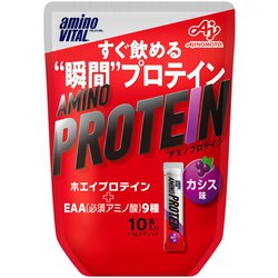 アミノプロテイン カシス味 10本 [パウチ]