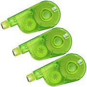 修正テープ ホワイパースイッチ リフィル 3個パック 4mm グリーン WH-1514R-3P