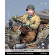 Man35107 [1/35 レジン製ミリタリーフィギュア WWII米 ジープドライバー]
