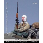 Man35108 [1/35 レジン製ミリタリーフィギュア WWII米 BAR射手(乗車中)]