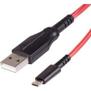 OWL-CBKMU15-BKRE [ブラックレッド 超タフmicroUSBケーブル 1.5m ブラックレッド]