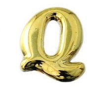 ABG15-Q [ゴールド文字 小 Q 13～15x3mm]