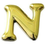 ABG20-N [ゴールド文字 大 N 19～23x4mm]