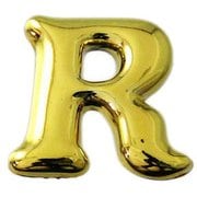 ABG20-R [ゴールド文字 大 R 19～23x4mm]
