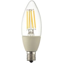 LED電球 シャンデリアタイプ E17 40形相当 クリア 電球色 調光器対応 LDC4L-E17/D C6