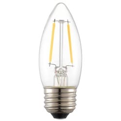 LED電球 シャンデリアタイプ E26 25形相当 クリア 電球色 調光器対応 LDC2L/D C6