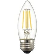 LED電球 シャンデリアタイプ E26 40形相当 クリア 電球色 調光器対応 LDC4L/D C6