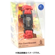 ファイヤーコードブレスレット 02-03-550f-0013 ソリッドレッド XLサイズ [アウトドア 火起こし ロープ]