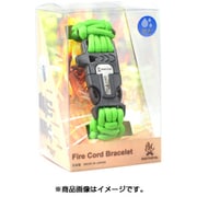 ファイヤーコードブレスレット 02-03-550f-0013 セーフティーグリーン Mサイズ [アウトドア 火起こし ロープ]