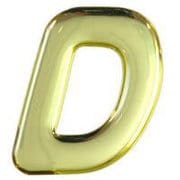 GM35-D [ゴールドメタル文字 (D) 35x1mm]