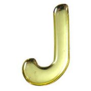 GM35-J [ゴールドメタル文字 (J) 35x1mm]